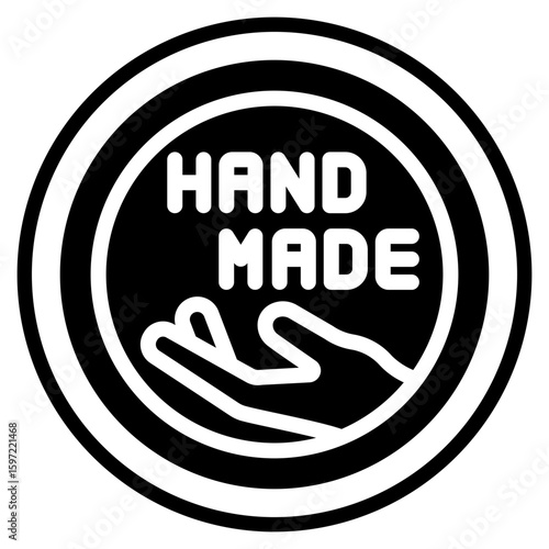 handcraft glyph icon