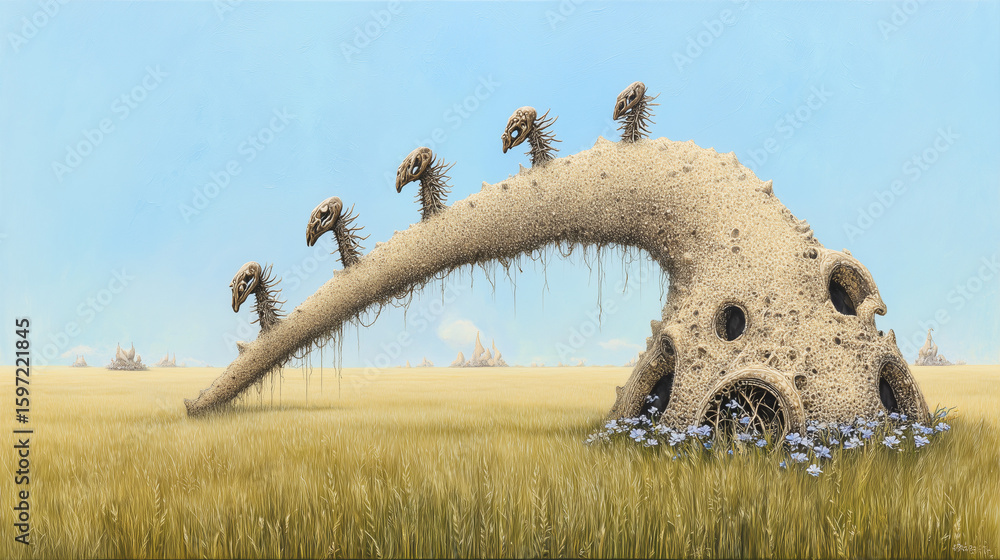 Fototapeta premium old stone house