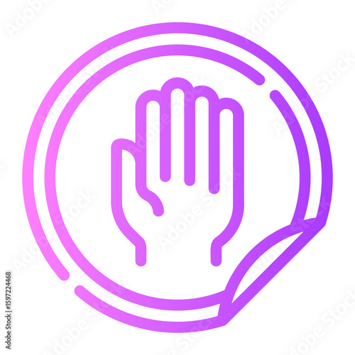 badge gradient icon