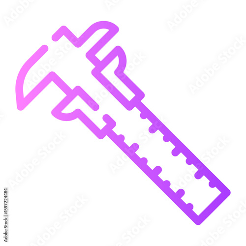 caliper gradient icon