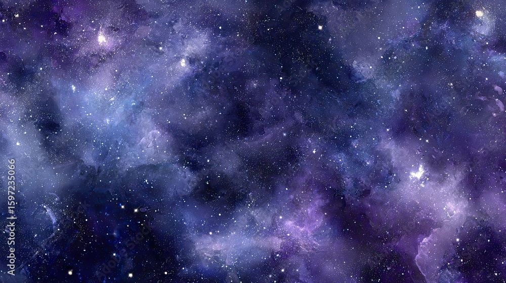 Fototapeta premium Abstract Watercolor Galaxy Background