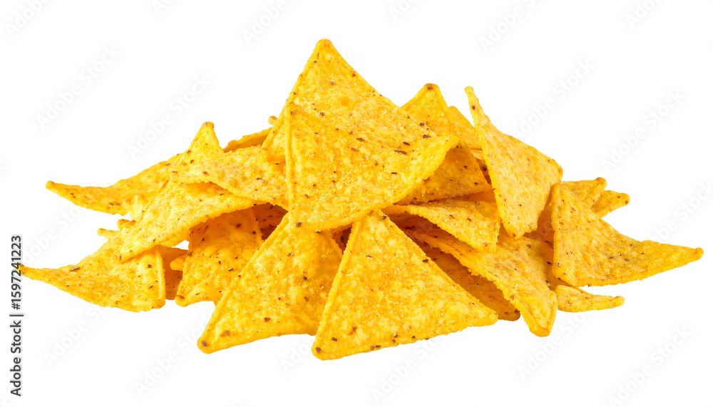 Naklejka premium nachos and corn chips