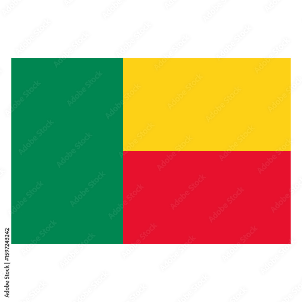 Obraz premium Flag of Benin