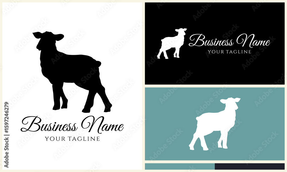 Obraz premium Goat Logo Design Variations. (5)