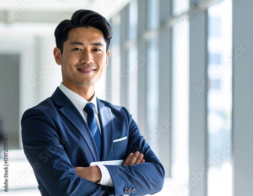 ビジネスマンのポートレイト　AI生成画像