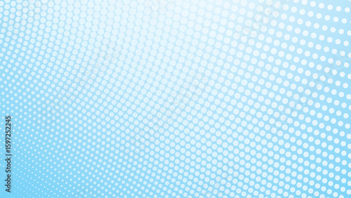 Wallpaper Mural Blue Gradient Halftone Polkadot Abstract Background for Modern Design, Poster, or Digital Artwork Torontodigital.ca