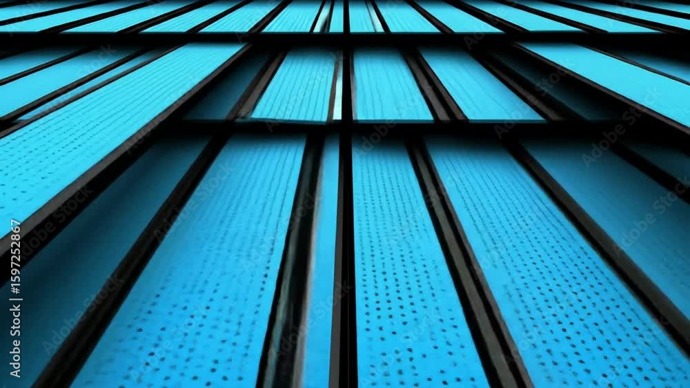 Abstract blue geometric pattern