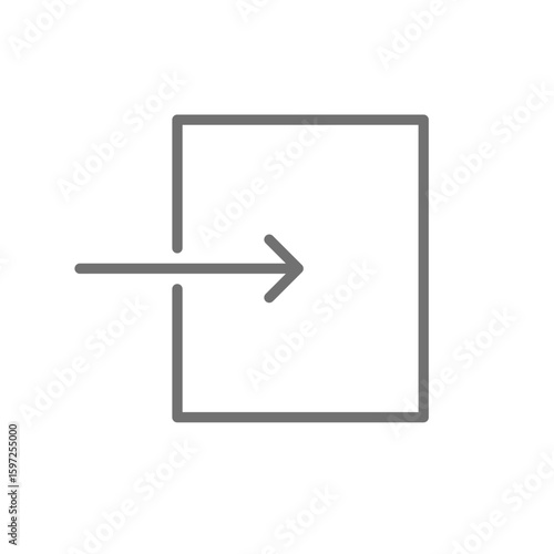 ログイン、ログアウトのベクターアイコン_01