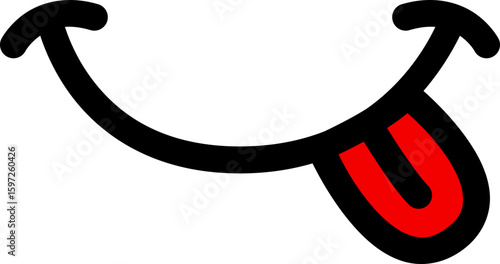 Mouth expression yummy
