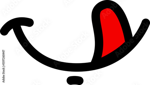 Mouth expression yummy
