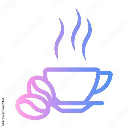 refreshment Line Gradient Icon