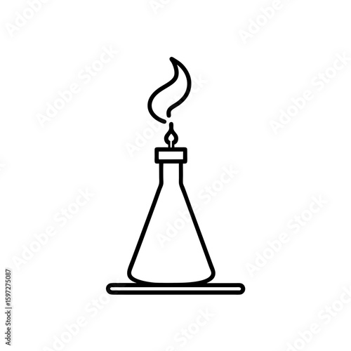 bunsen burner  .svg