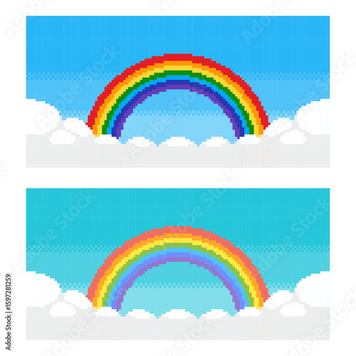 ドット絵 背景（空）セット