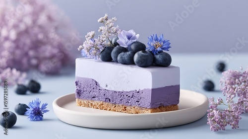 Wallpaper Mural chocolate cake with berries Torontodigital.ca