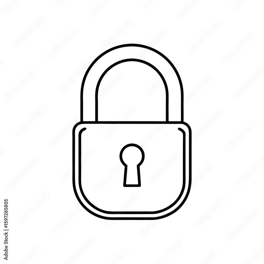 unlocked padlock unlocked padlock