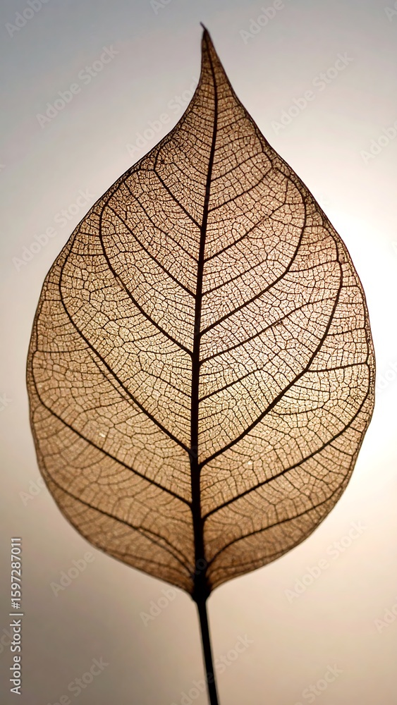 Obraz premium Detailed leaf veins