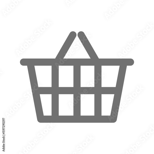 ショッピングバッグのシンプルなアイコン_01