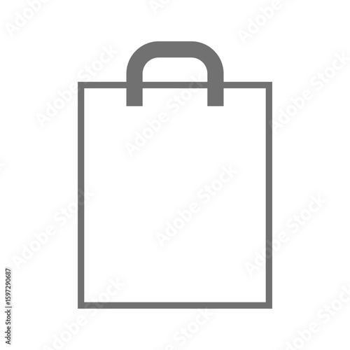 ショッピングバッグのシンプルなアイコン_14