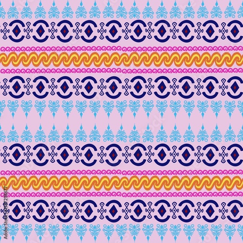 set of seamless patterns Fabric pattern, continuous pattern, background image, drawing