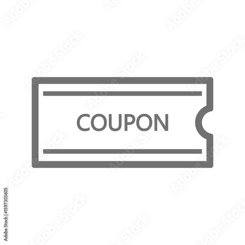 シンプルなクーポンのベクター素材_07