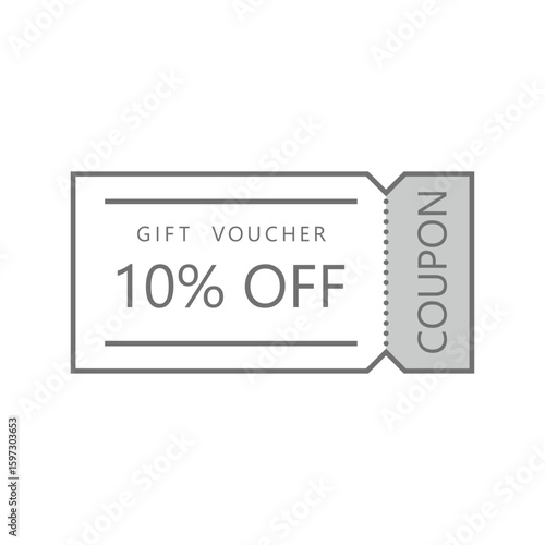 シンプルなクーポンのベクター素材_09