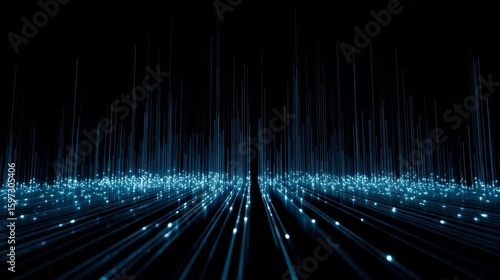 Wallpaper Mural abstract blue background Torontodigital.ca