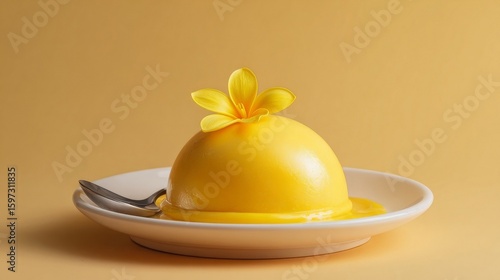 Wallpaper Mural easter eggs with yellow flowers Torontodigital.ca