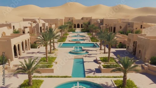 a beautiful resort with pool