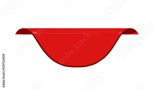 Red label-tag mockup. Banner Vector illustration