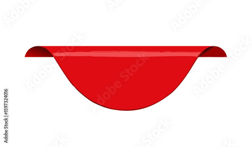 Red label-tag mockup. Banner Vector illustration