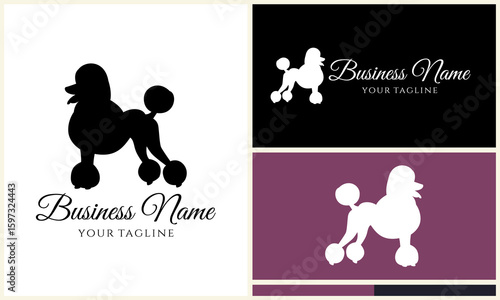 Poodle Logo Design Variations. (3)