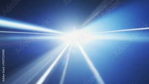 abstract blue background with white light