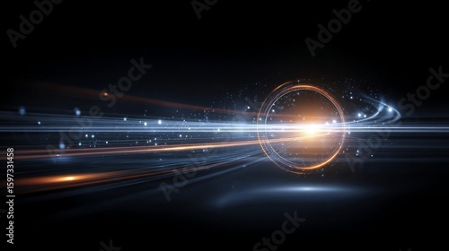 Wallpaper Mural light trails on the road Torontodigital.ca