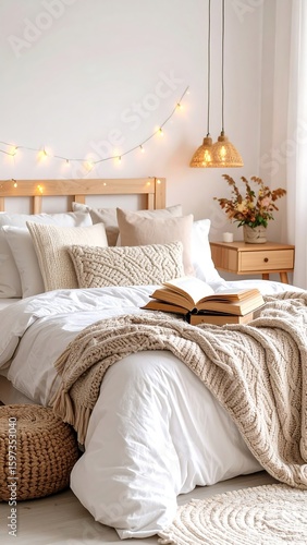 Cozy bedroom with warm lighting (1)