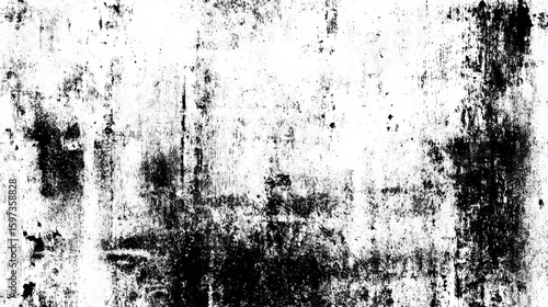Wallpaper Mural A textured abstract background features a mix of black and white shades, creating a grunge effect. The variations in density and pattern evoke a sense of raw artistry and emotion. Torontodigital.ca