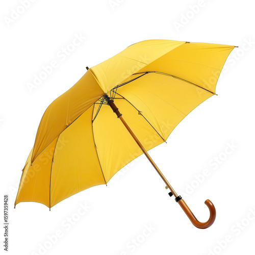 Wallpaper Mural Yellow umbrella open, angled view Torontodigital.ca
