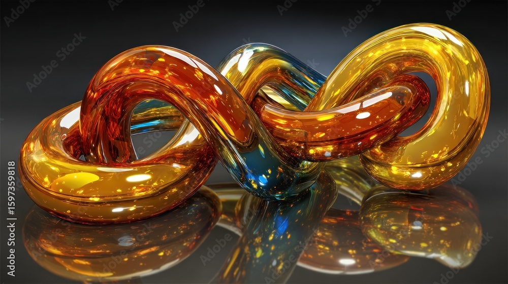 Abstract, colorful, intertwined rings (1) Abstract, colorful, intertwined rings (1)