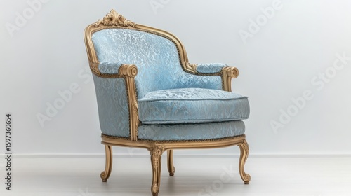 Wallpaper Mural antique armchair isolated on white Torontodigital.ca