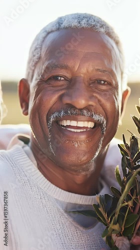 Happy couple outdoors