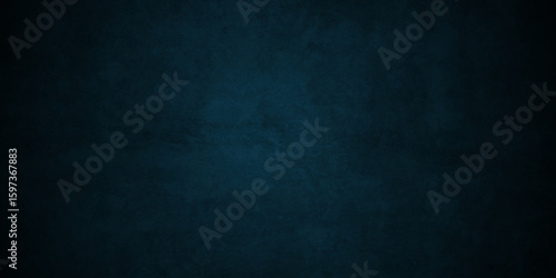 	
Dark Blue background with grunge backdrop texture, watercolor painted mottled blue background, colorful bright ink and watercolor textures on black paper background.