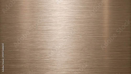 The metallic bronze background showcases a brushed texture and a polished surface