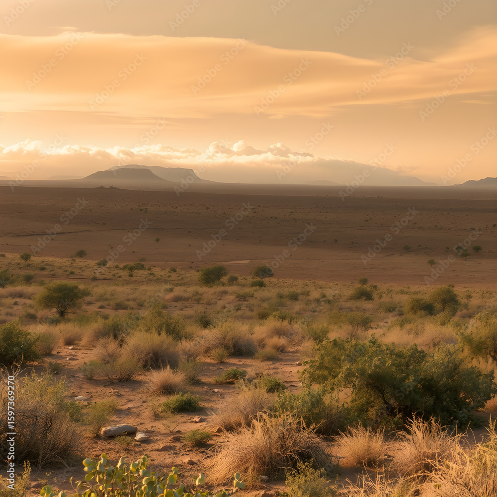 Fototapeta premium Savanna ultra realistic image