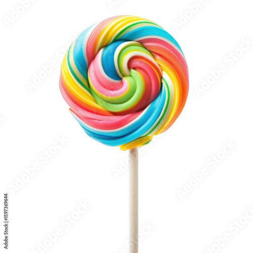Wallpaper Mural Colorful swirl lollipop on a stick (2) Torontodigital.ca