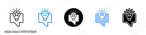 Topic icon sheet multiple style collection