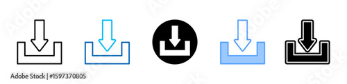 Download icon sheet multiple style collection
