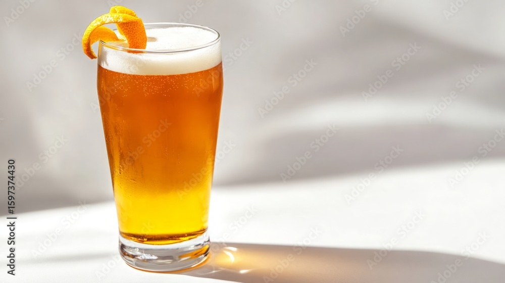 glass of beer on dark background glass of beer on dark background