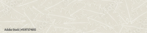 luxury leaf pattern, monochrome Jungle geometric seamless pattern. Exotic plant. palm leaves seamless floral background