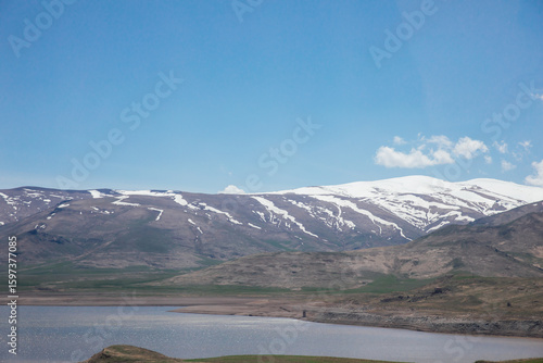 Obraz na plátně landscape on mountains and forest in Armenia