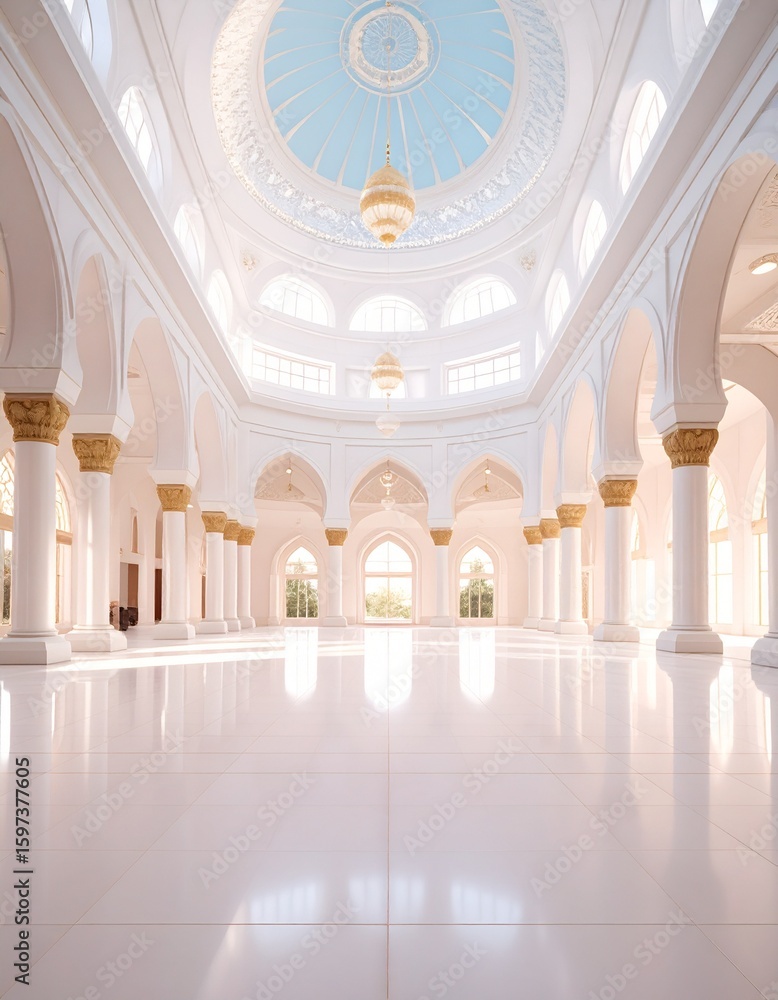 Fototapeta premium Beautiful Mosque interior