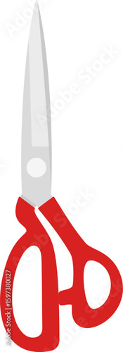 fabric scissors vector for tailors